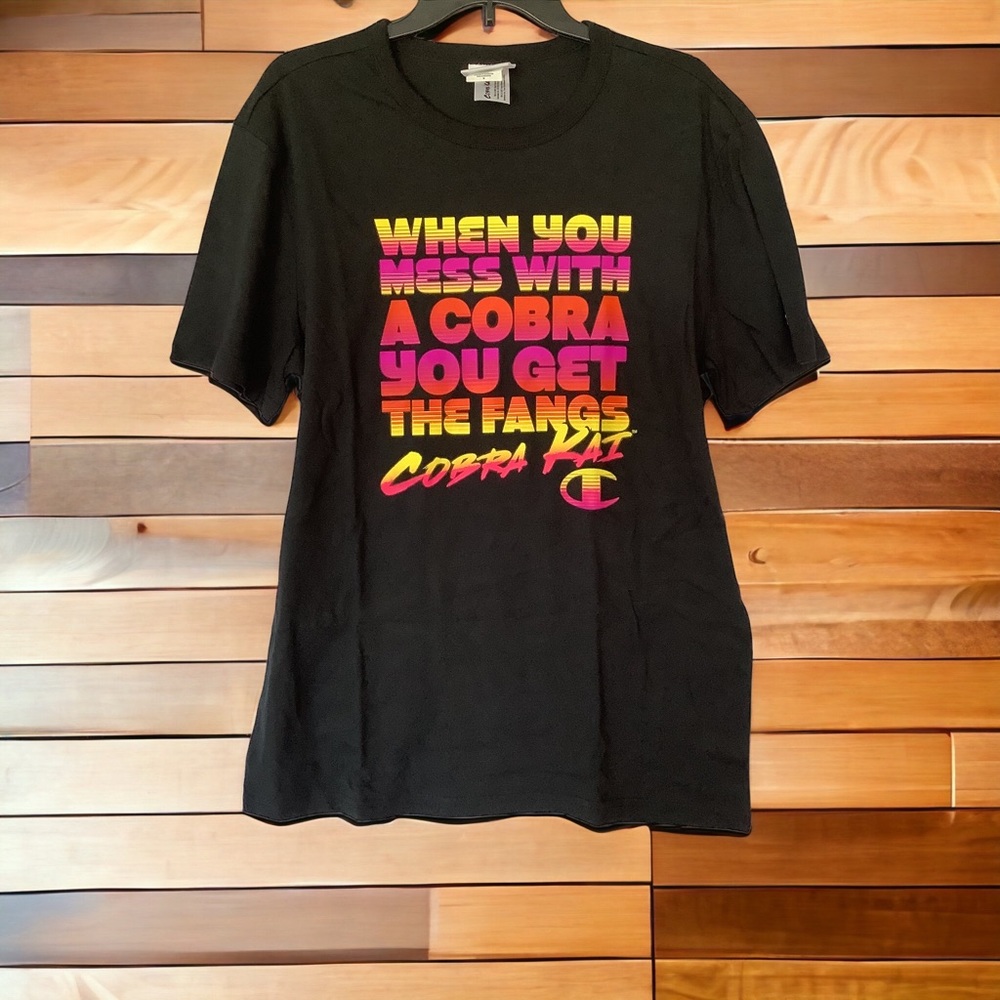 Cobra Kai Black Graphic Tee‎ sz Med NWT